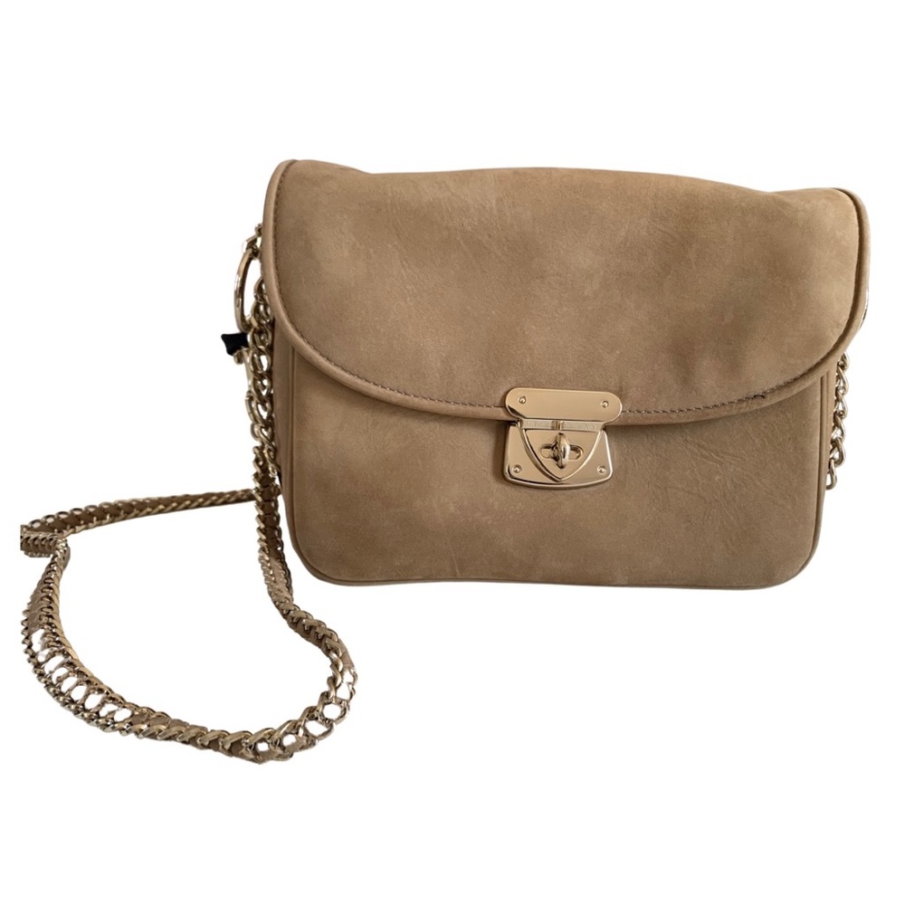 REISS! BRAND NEW MULTI-CHAIN TAUPE BAG. 100% LEATHER/SUEDE